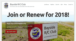 Desktop Screenshot of baysidercclub.com